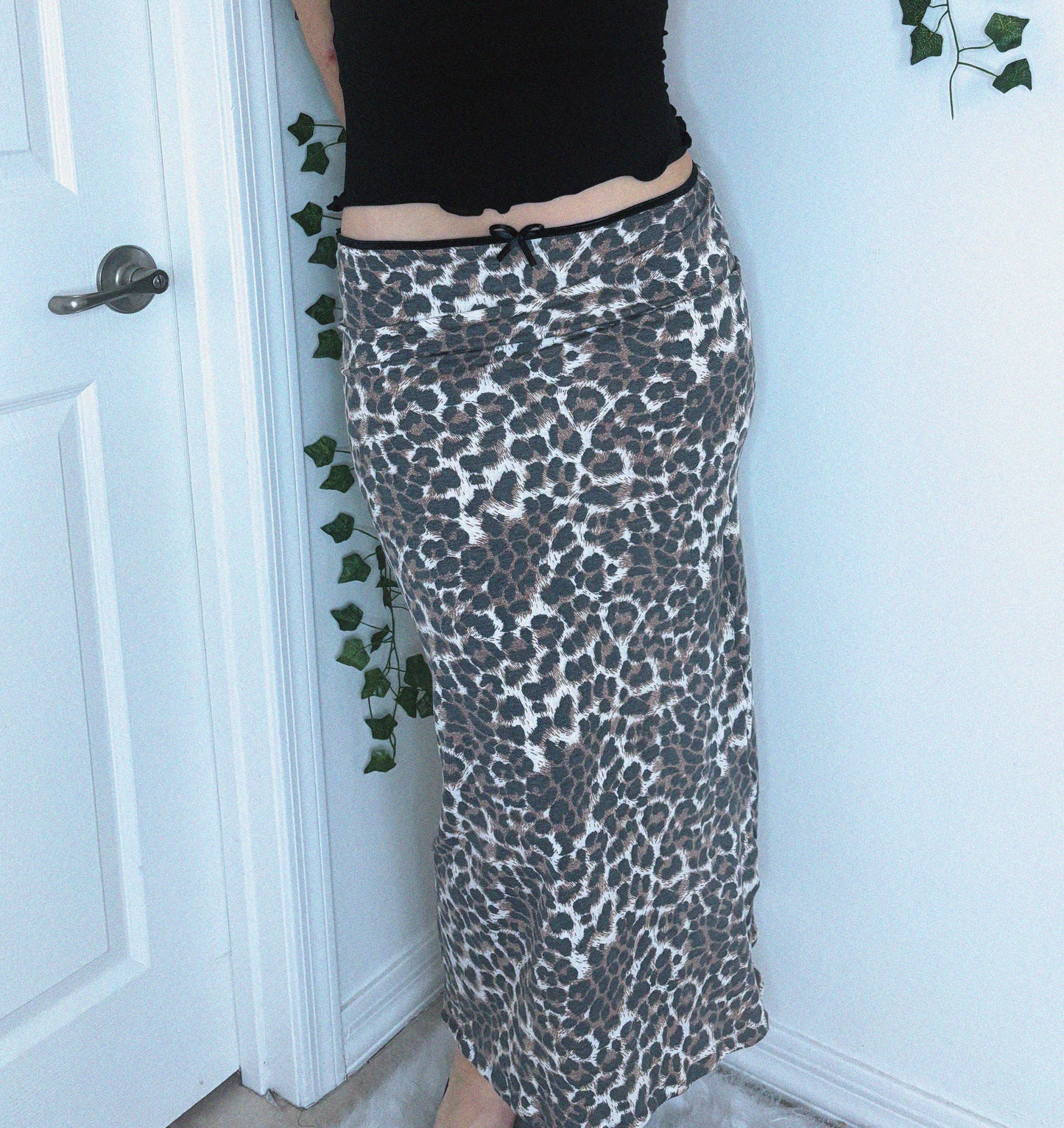 REVENGE MAXI SKIRT - CHEETAH