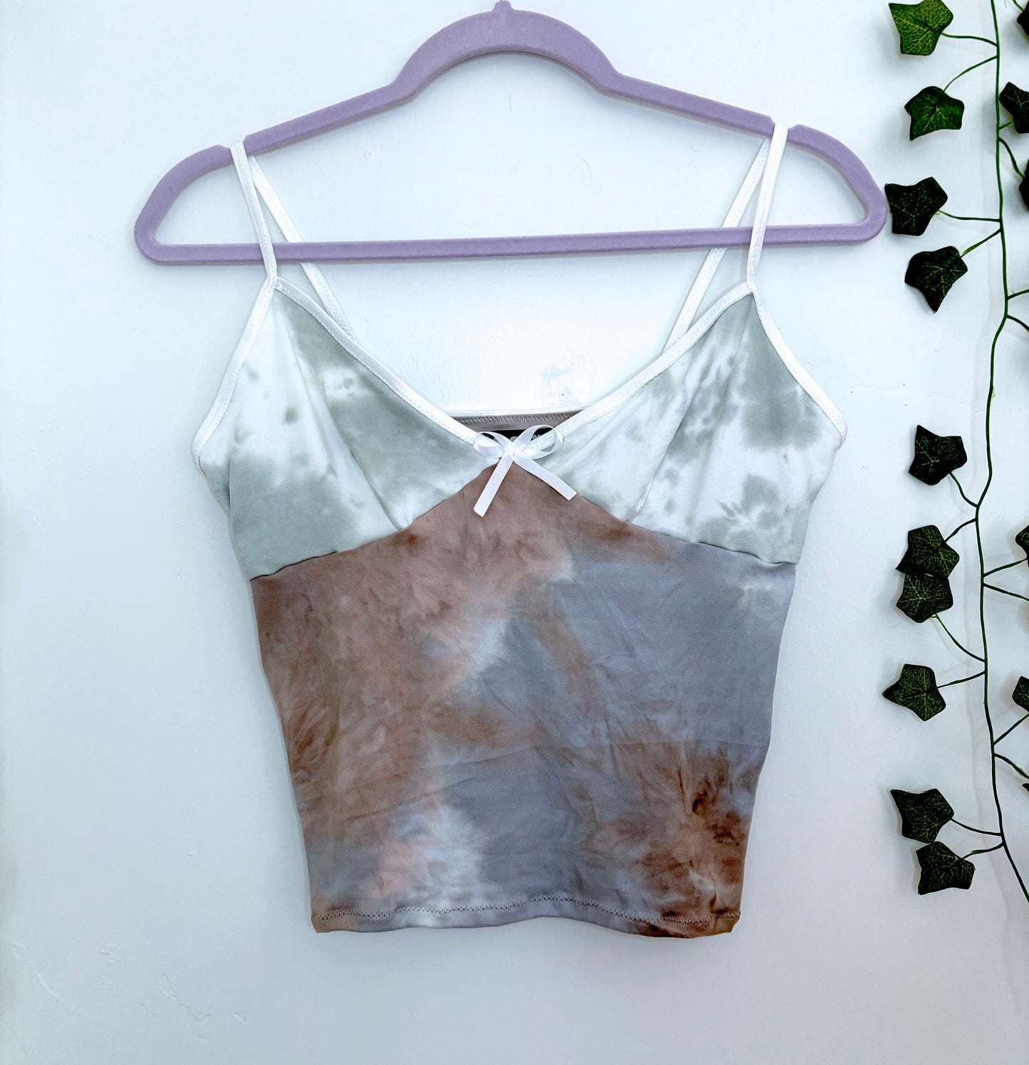 CONTRAST CAMI - STONE/SAGE